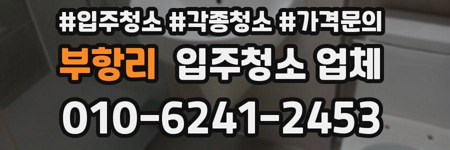 부항리 입주청소 업체