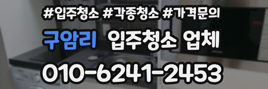 구암리 입주청소 업체