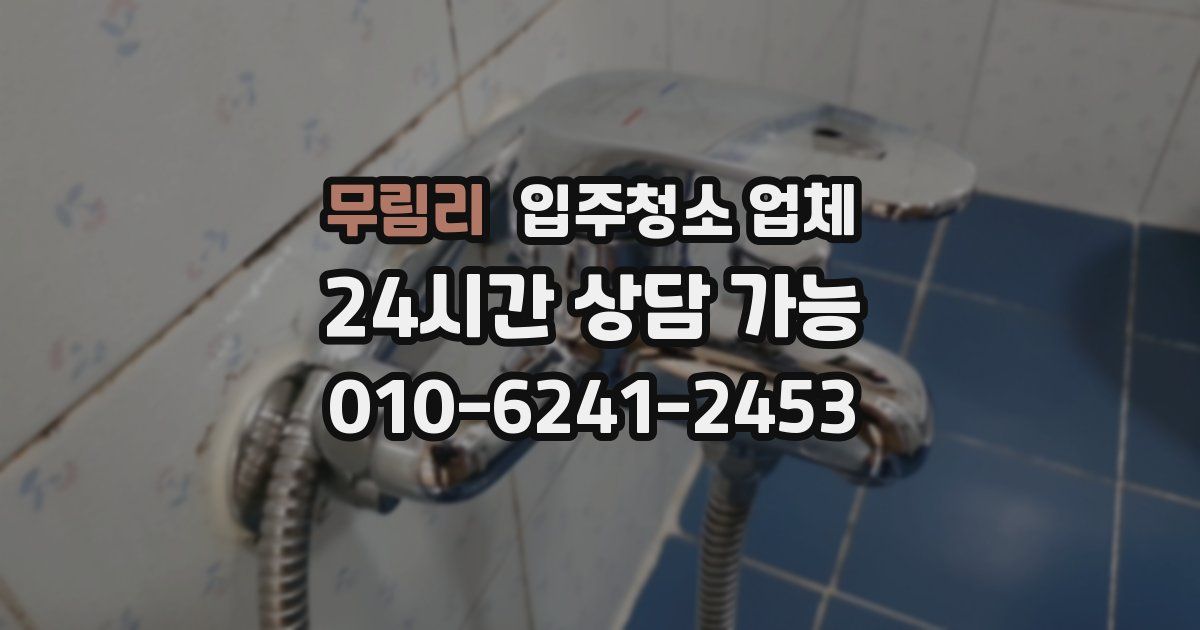 무림리 입주청소 업체