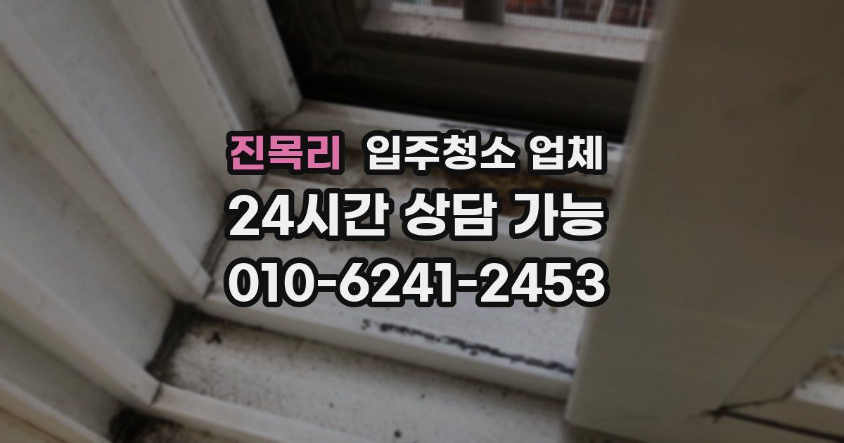 진목리 입주청소 업체