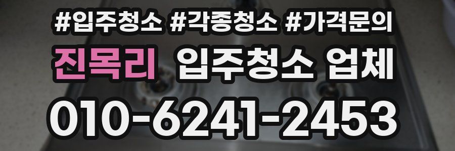 진목리 입주청소 업체