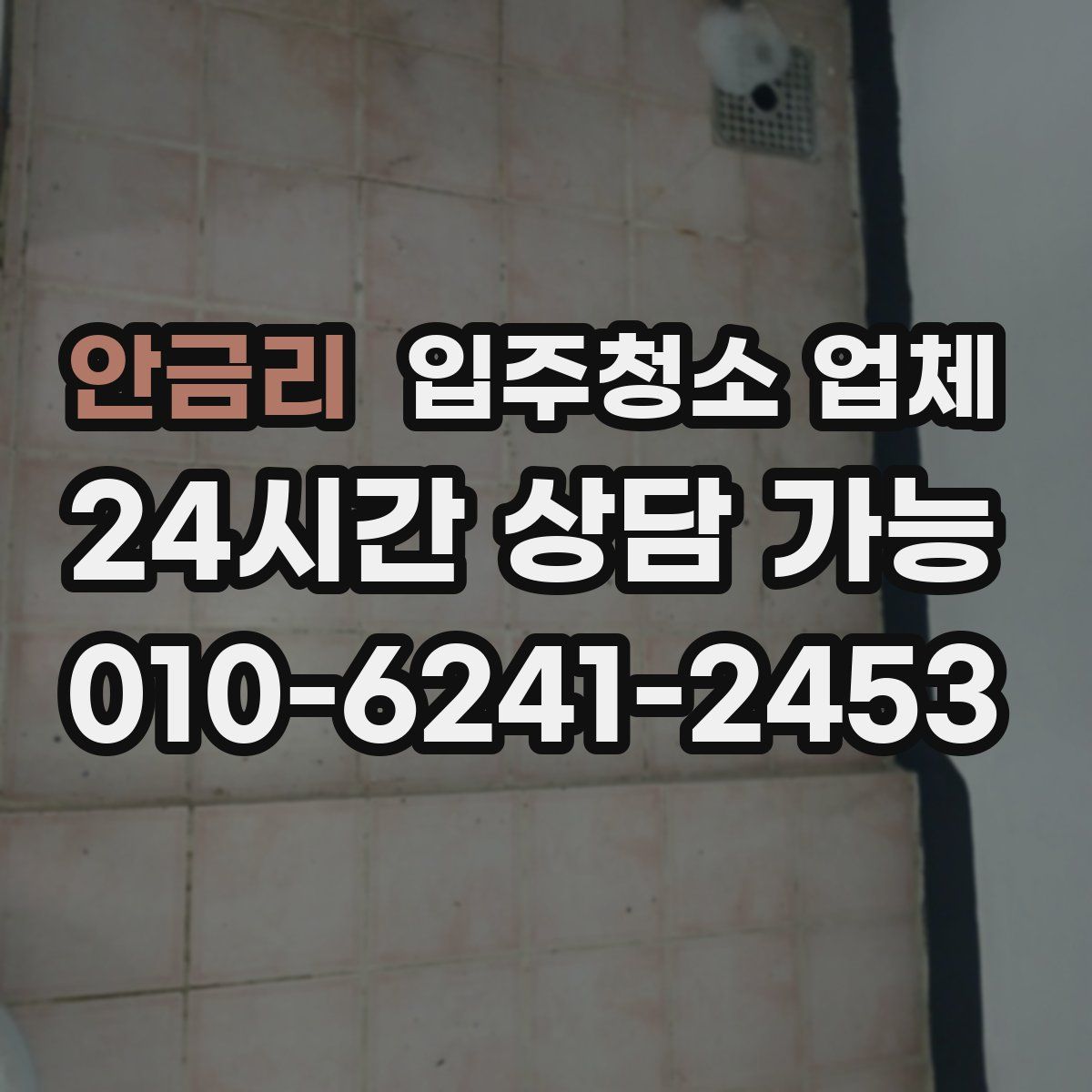 안금리 입주청소 업체