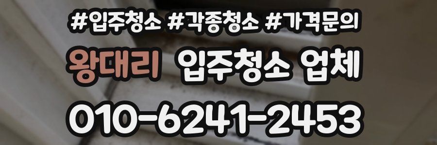 왕대리 입주청소 업체
