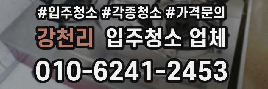 강천리 입주청소 업체