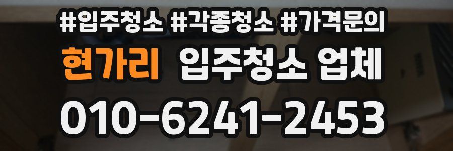 현가리 입주청소 업체
