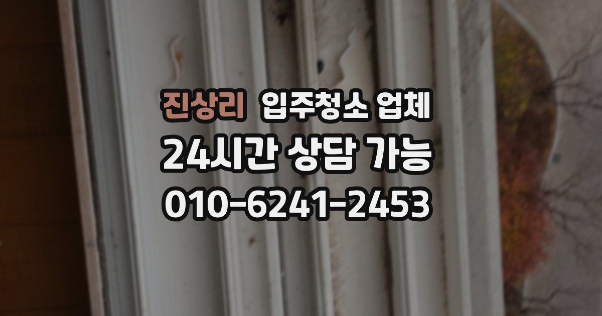 진상리 입주청소 업체
