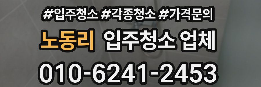 노동리 입주청소 업체