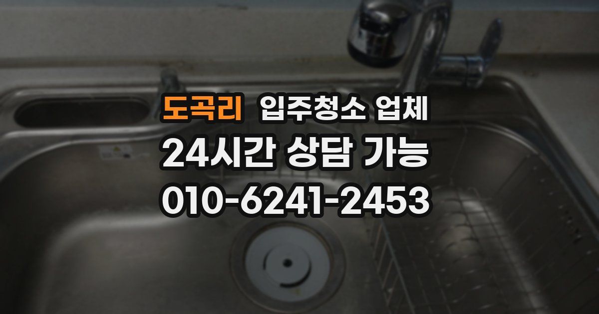 도곡리 입주청소 업체
