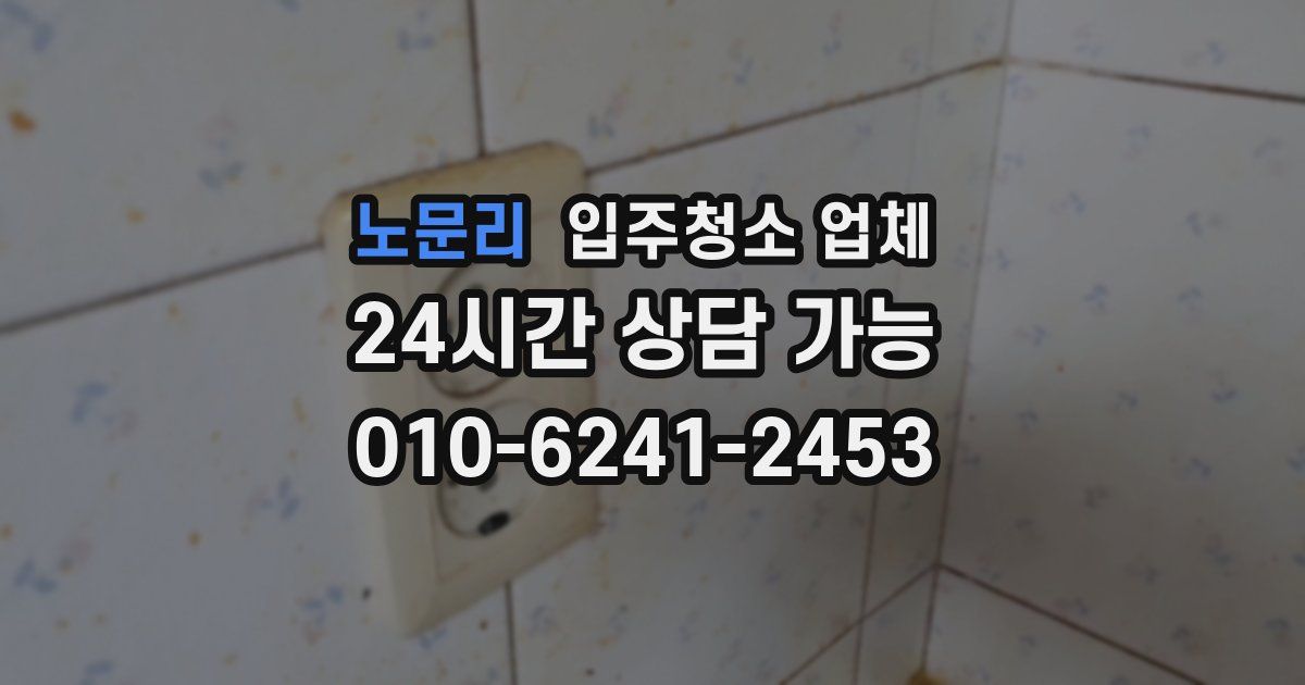 노문리 입주청소 업체