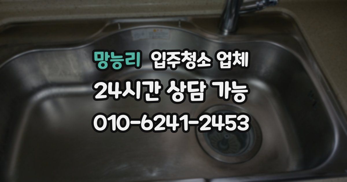 망능리 입주청소 업체