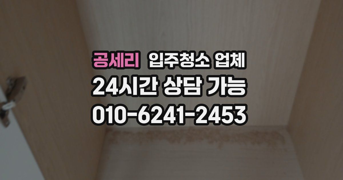 공세리 입주청소 업체