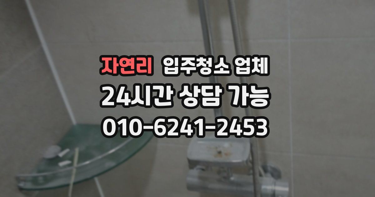 자연리 입주청소 업체