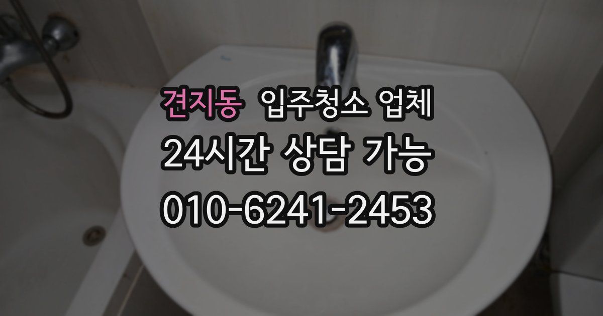 견지동 입주청소 업체