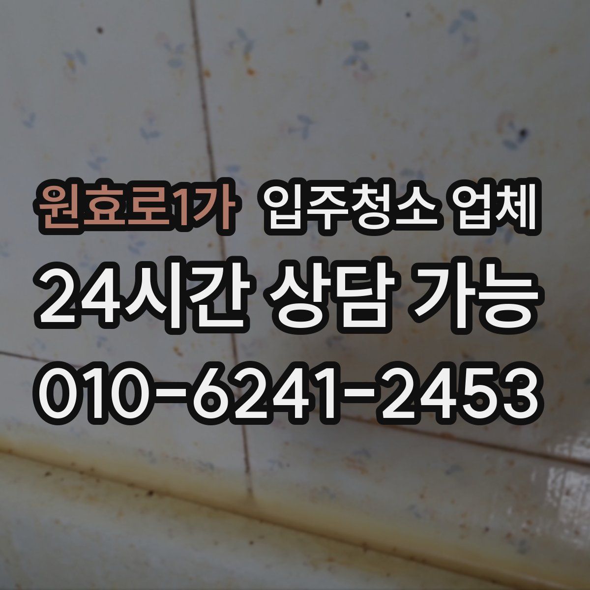 원효로1가 입주청소 업체