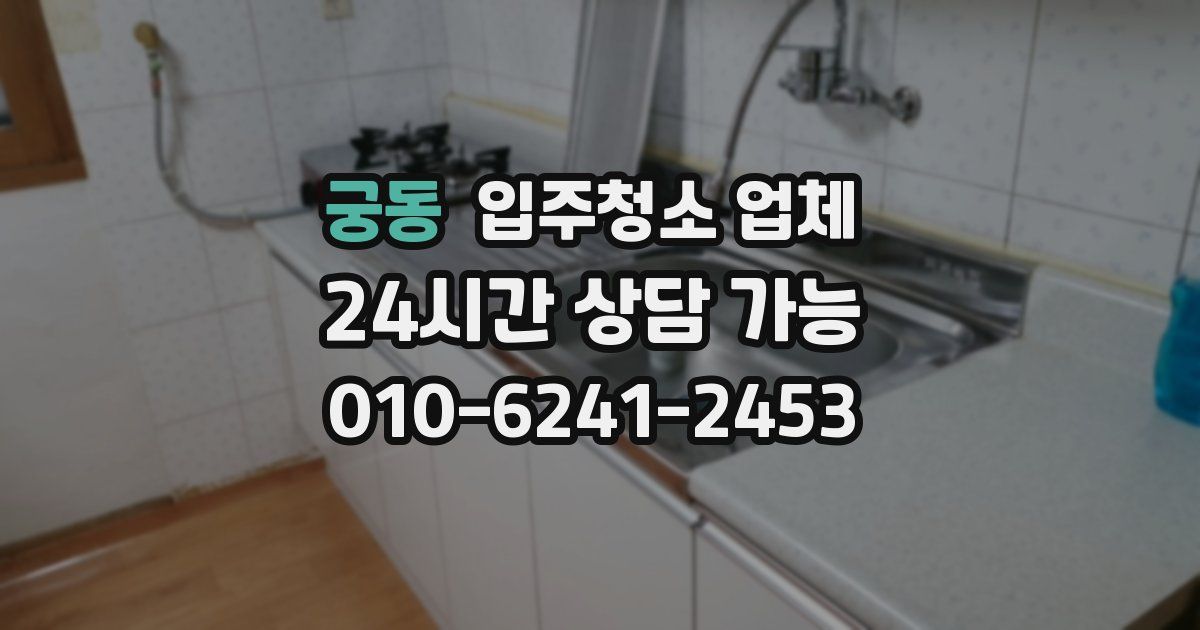 궁동 입주청소 업체