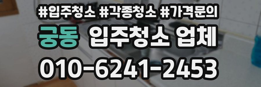 궁동 입주청소 업체