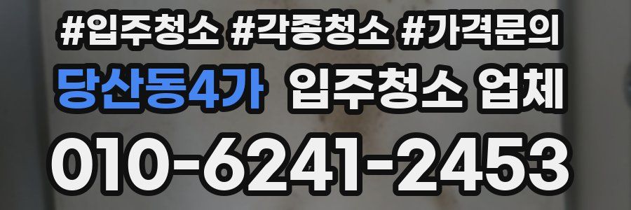 당산동4가 입주청소 업체