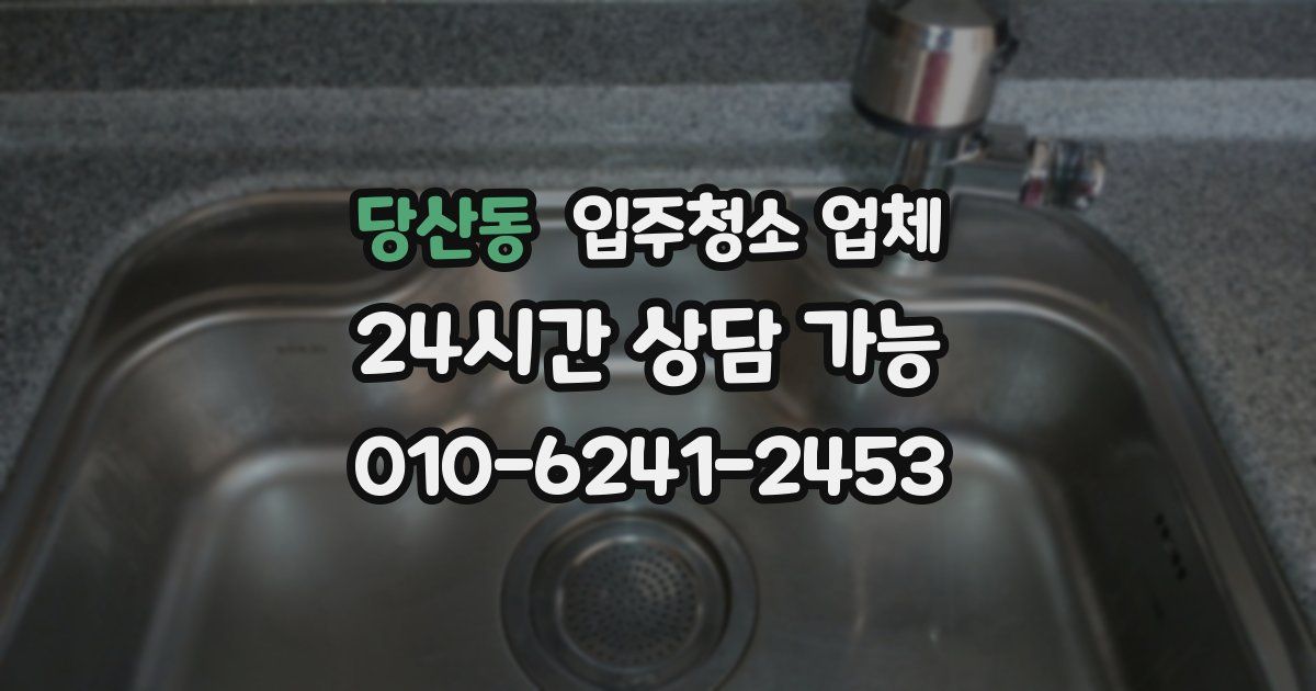 당산동 입주청소 업체