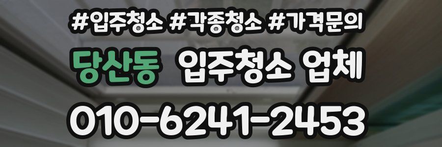 당산동 입주청소 업체