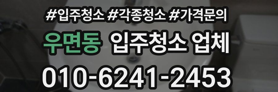 우면동 입주청소 업체