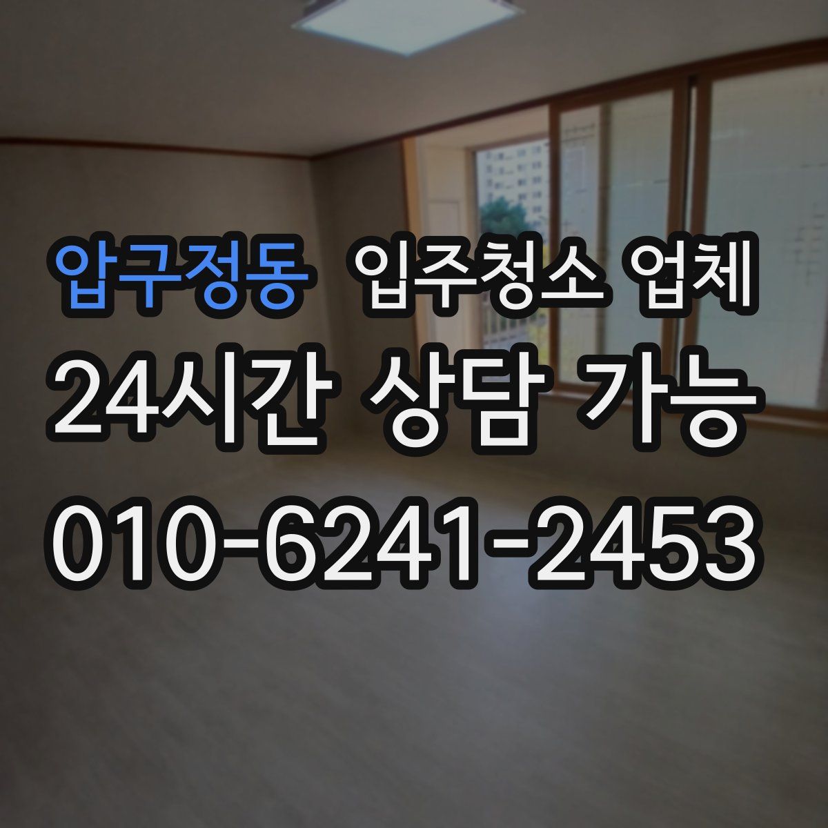압구정동 입주청소 업체