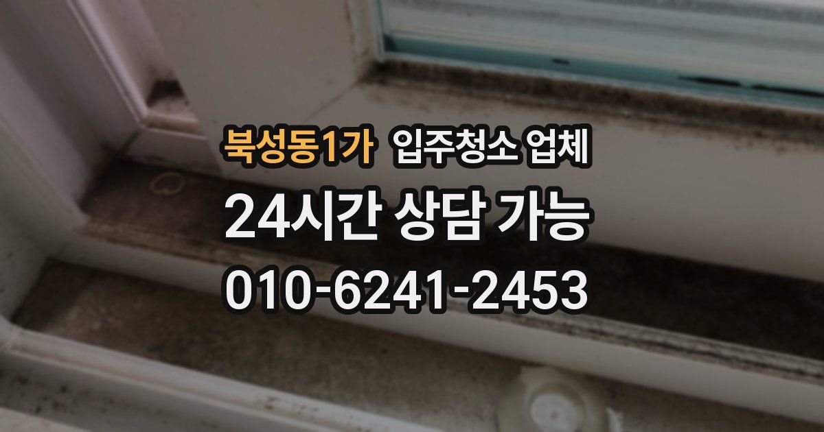 북성동1가 입주청소 업체