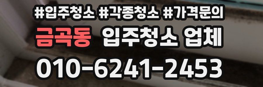 금곡동 입주청소 업체