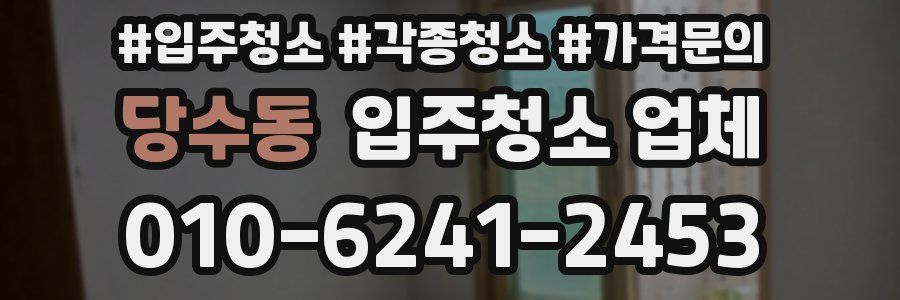 당수동 입주청소 업체