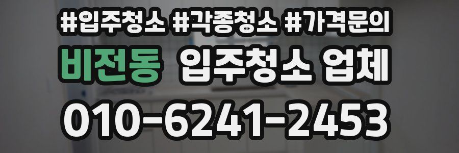 비전동 입주청소 업체