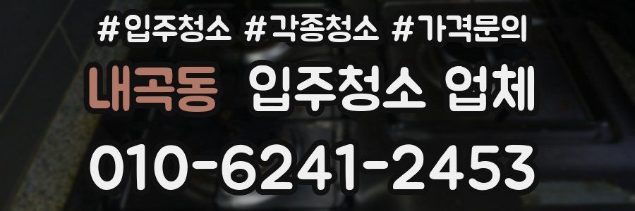 내곡동 입주청소 업체