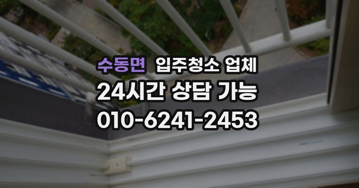 수동면 입주청소 업체