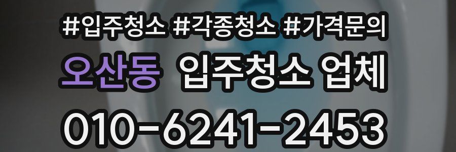 오산동 입주청소 업체