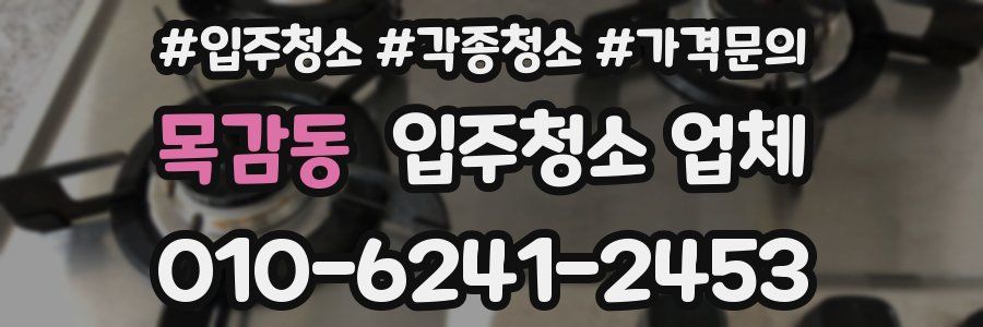 목감동 입주청소 업체