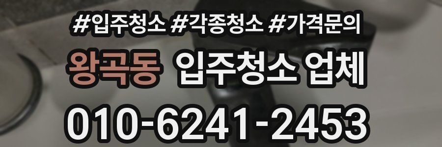 왕곡동 입주청소 업체