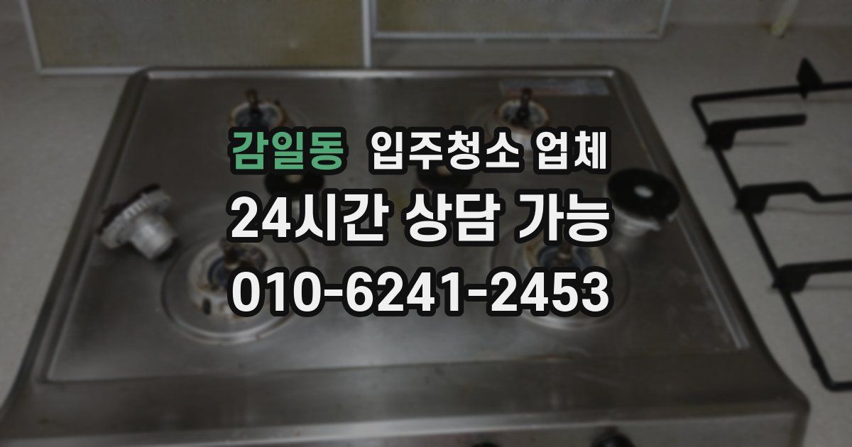 감일동 입주청소 업체