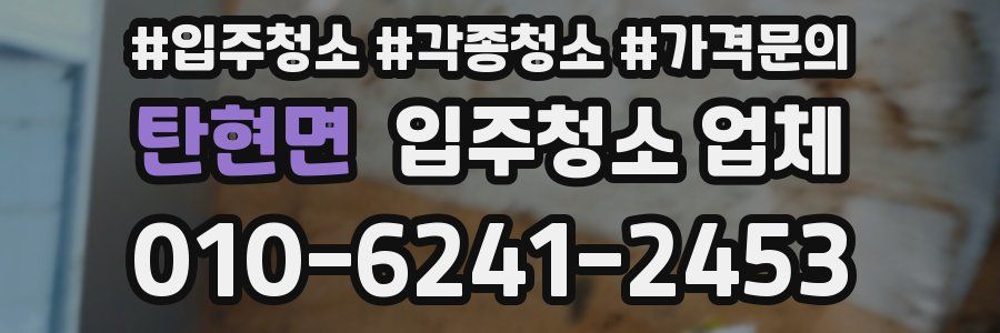 탄현면 입주청소 업체