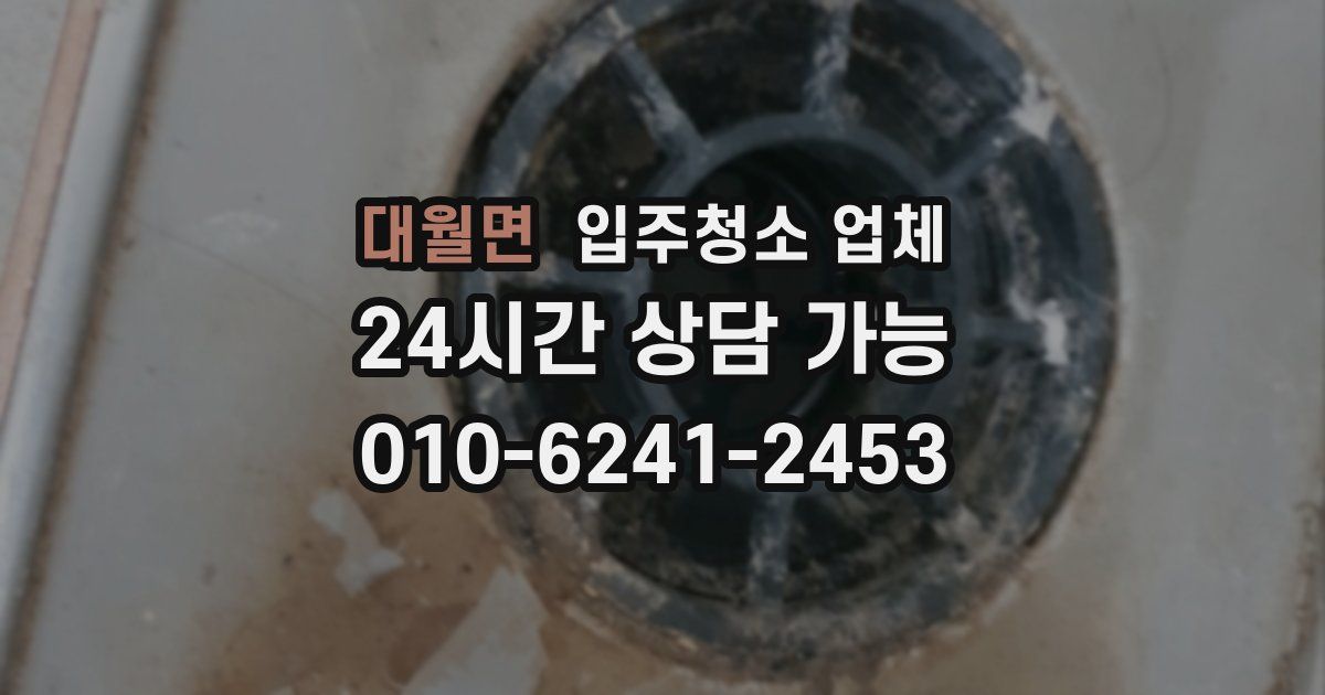 대월면 입주청소 업체
