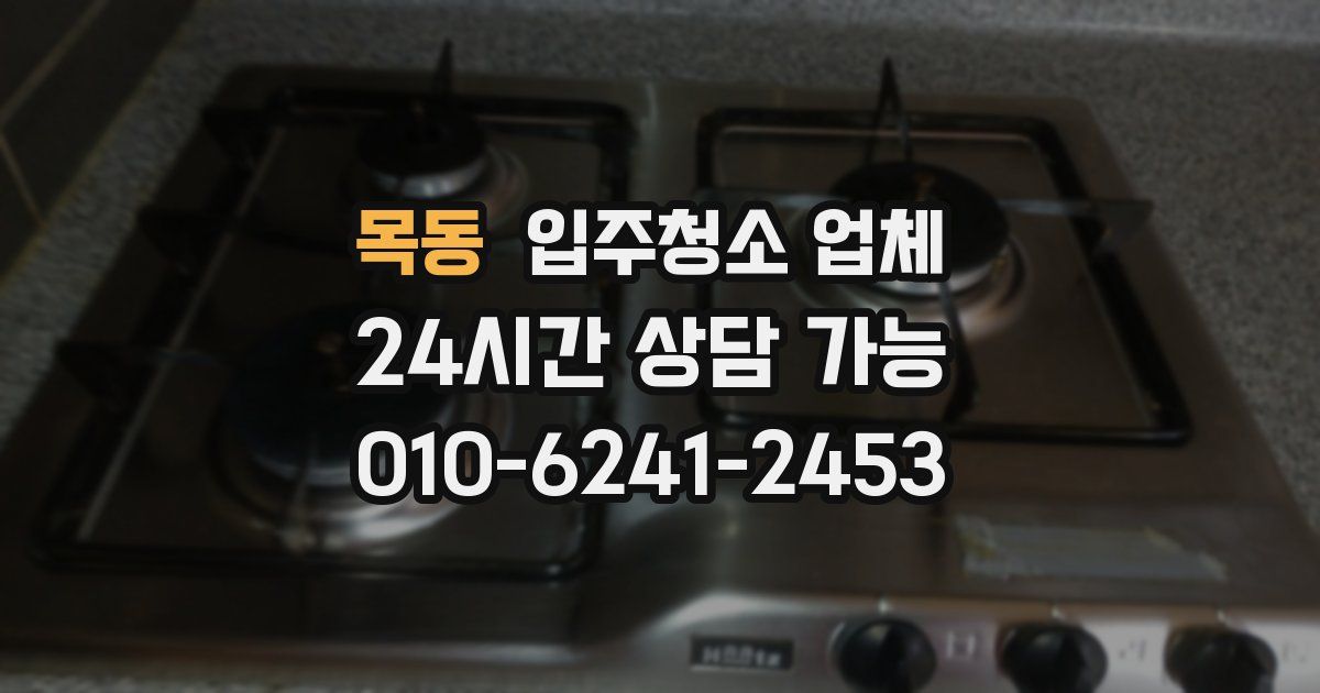 목동 입주청소 업체