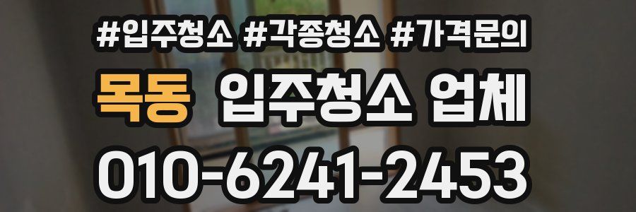 목동 입주청소 업체