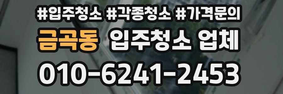 금곡동 입주청소 업체