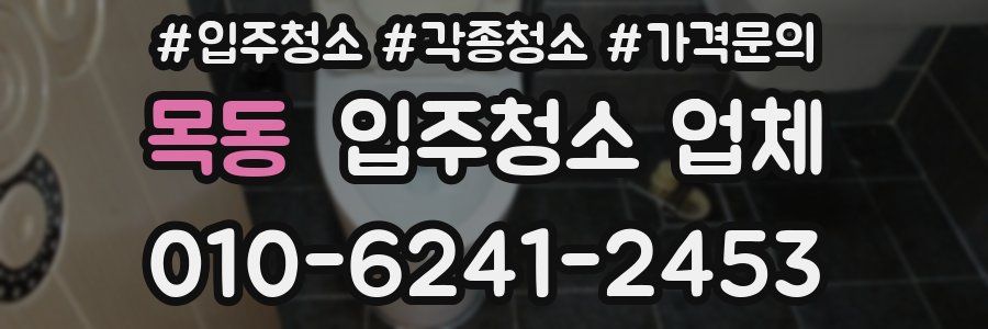 목동 입주청소 업체