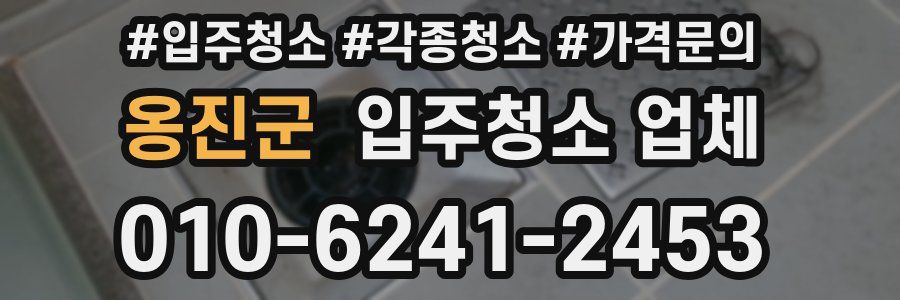 옹진군 입주청소 업체