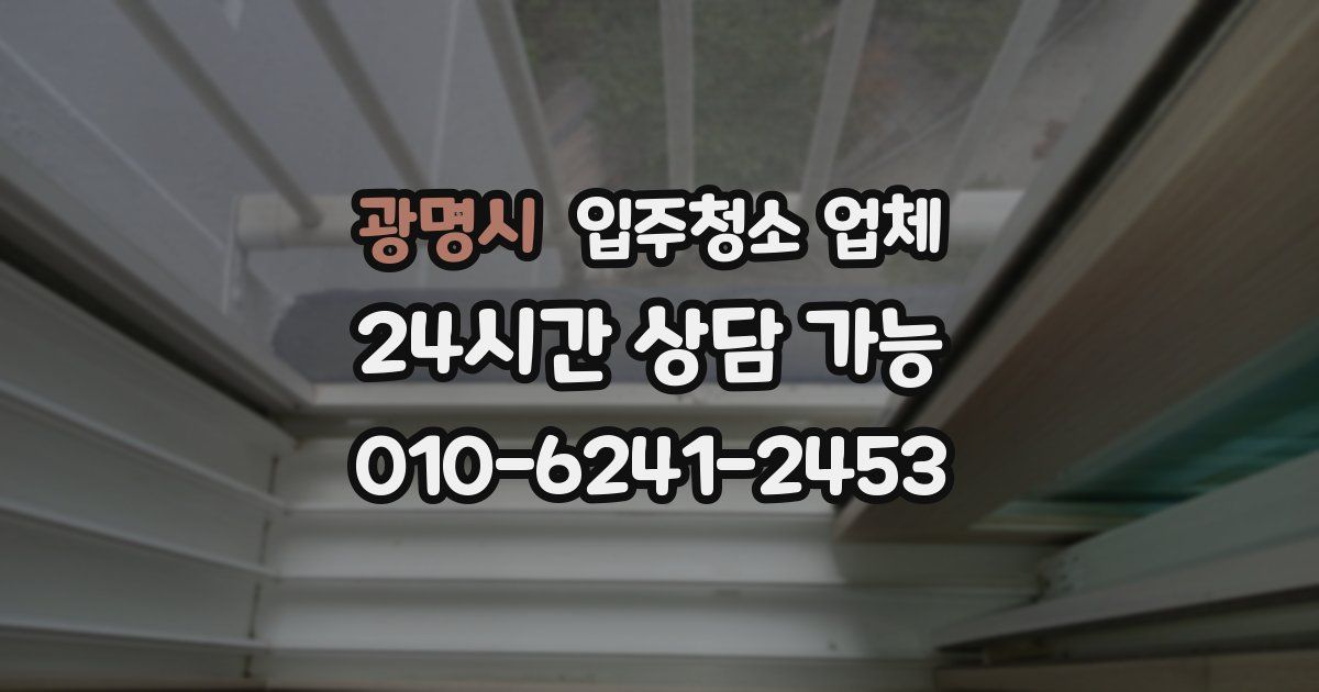 광명시 입주청소 업체
