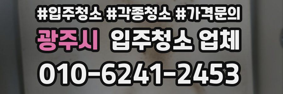 광주시 입주청소 업체