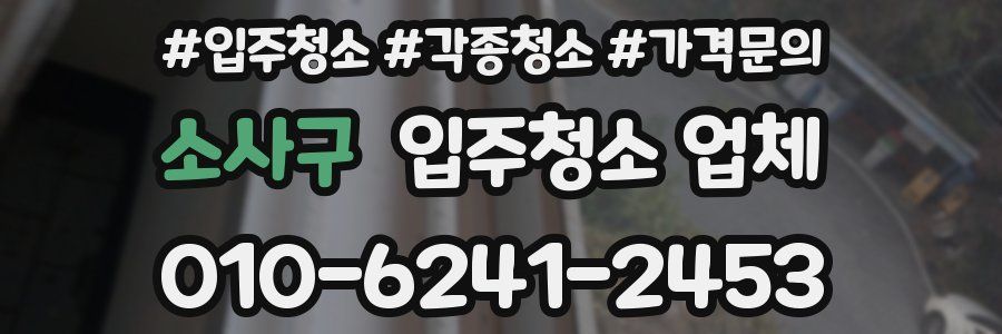 소사구 입주청소 업체