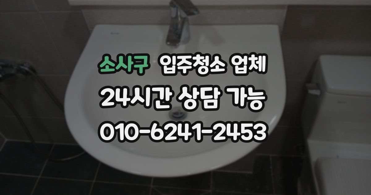 소사구 입주청소 업체