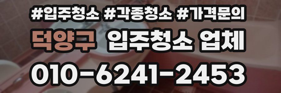 덕양구 입주청소 업체
