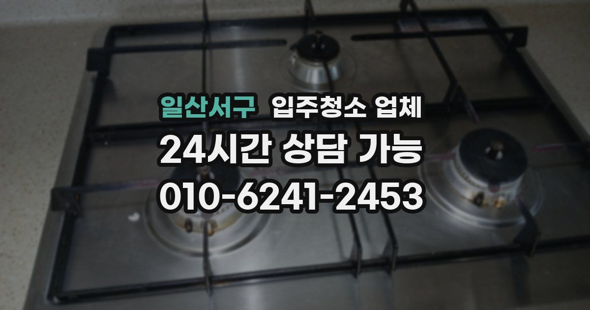 일산서구 입주청소 업체