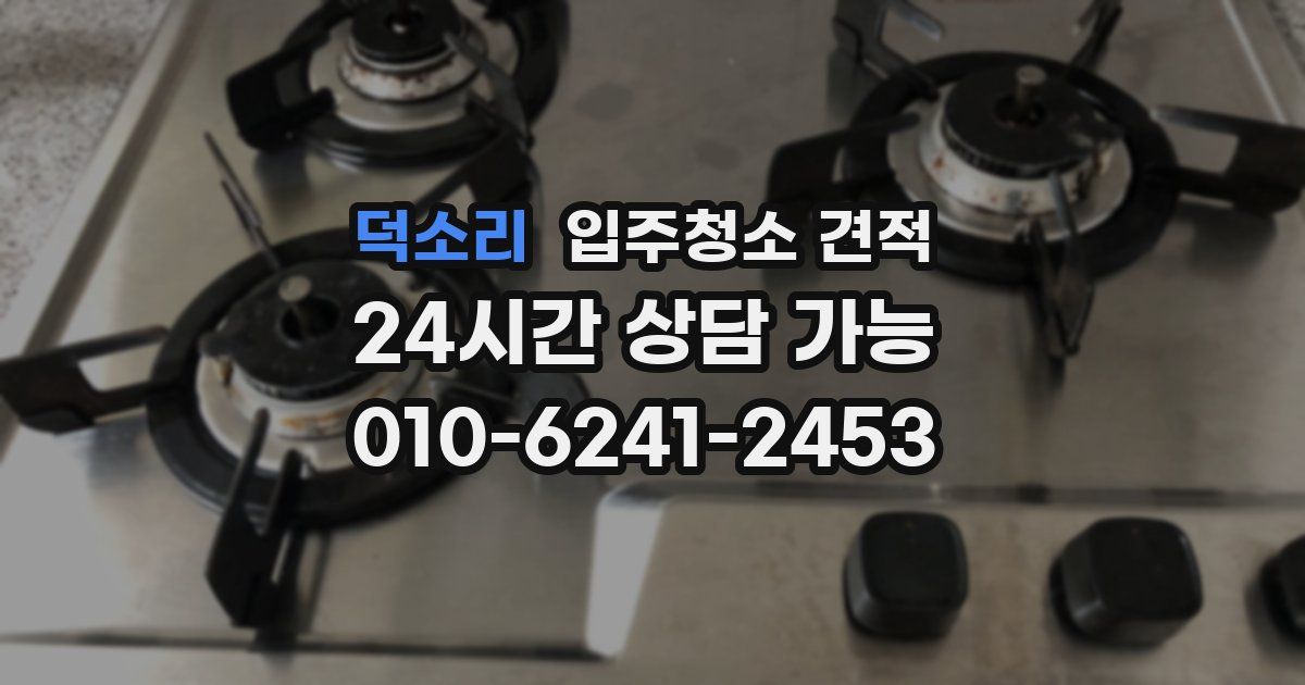 덕소리 입주청소 견적