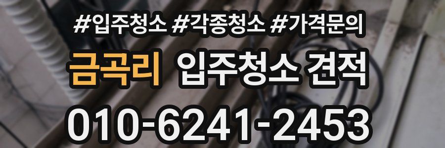 금곡리 입주청소 견적